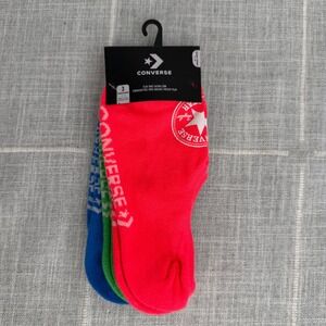 Converse Flat Knit Ultra Low Socks Pink Green Blue NEW Womens 4-10